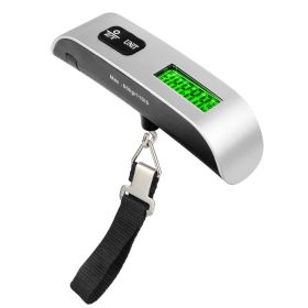 50kg Lcd Luggage Scale Electronic Digital Portable Suitcase Travel Scale Weighs Baggage Bag Hanging Scales Balance Weight (Option: Backlight hook)