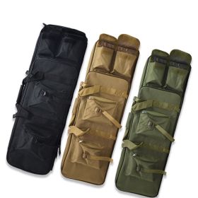 Tactical Airsoft Paintball Gun Protection Bag Fishing Bag Airsoft Square Bags Shoulder Pouch Double Pack (Option: Khaki-120cm)