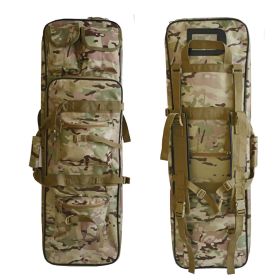 Tactical Airsoft Paintball Gun Protection Bag Fishing Bag Airsoft Square Bags Shoulder Pouch Double Pack (Option: CP camouflage-85cm)