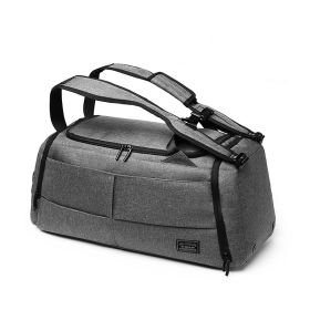 Large Travel Bag Portable Multifunctional Men's Business Travel Bag (Color: Grey)