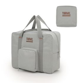 Short-distance Storage Bag Portable Travel Bag (Option: Gray-large)