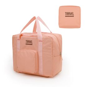 Short-distance Storage Bag Portable Travel Bag (Option: Pink-large)