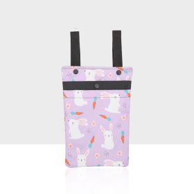 Scooter Storage Bag Handle Bag Front Waterproof Mobile Phone Bag Bicycle Storage Storage Bag (Option: Purple Bunny)