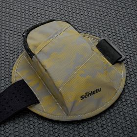 Outdoor Sports Fitness Arm Bag Universal Wrist Arm Sleeve Arm Bag (Option: Camouflage yellow)