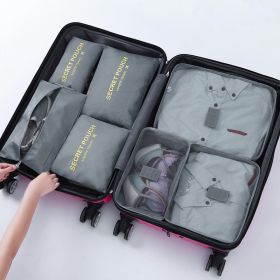 Travel Luggage Storage Bag Packing Bag (Color: Grey)