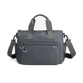 Outdoor Leisure Man Travel Bag Single Shoulder (Option: Grey-M)