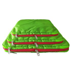 Travel Compression Storage Bag Waterproof Nylon (Option: Green-3piece set)