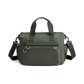 Outdoor Leisure Man Travel Bag Single Shoulder (Option: Green-M)