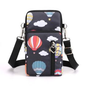 Girls Wallet Wallet Pocket Ladies Messenger Money Bag Card Case Ladies Ladies Wallet Small Bag Mini Shoulder Mobile Phone Bag (Option: Cloud-Small)